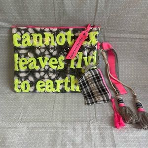 Karien Belle Large Poetry Pouch w/Embroidery